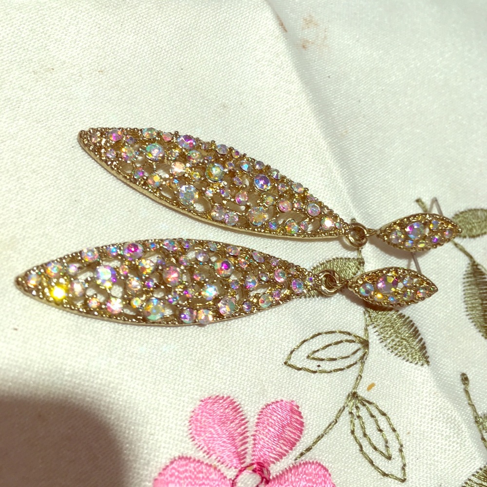 Multicolor crystal earrings